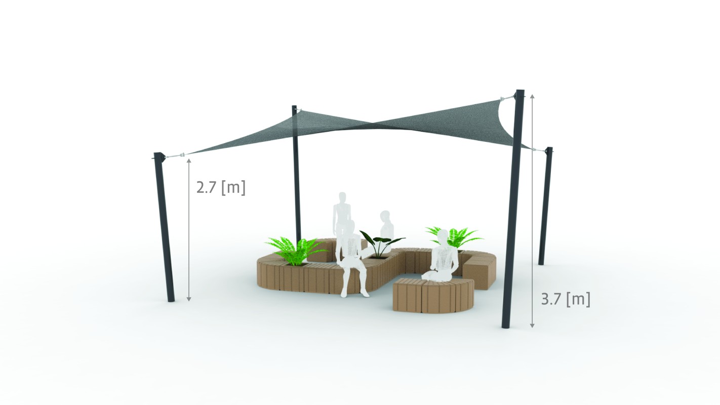 Toldo Oasis 6 x 6