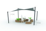 Toldo Oasis 6 x 6